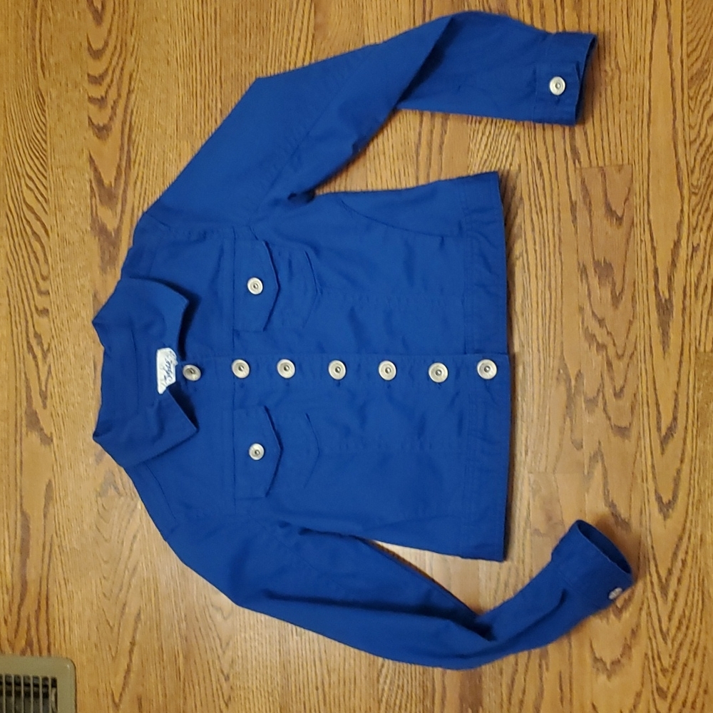Justice Jean jacket blue size 14